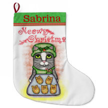 Name-Backen-Katzen-WeihnachtsStrumpf