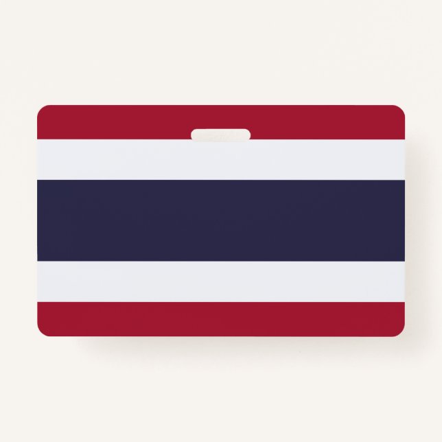 Name Badge with flag of Thailand (Devant)
