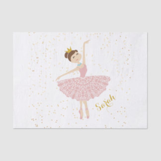 Name Ballerina Seidenpapier