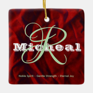 Name Bedeutung Personalisiertes Foto Ornament
