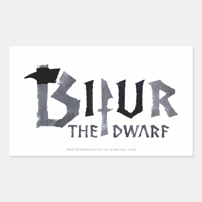 Name Bifur Rechteckiger Aufkleber (Vorderseite)