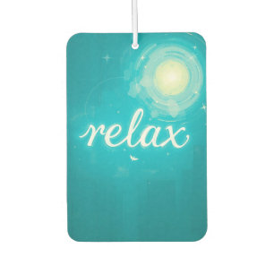 Name: Blaues Relax Design Autolufterfrischer