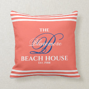 Name Blue Ural Beach House Kissen