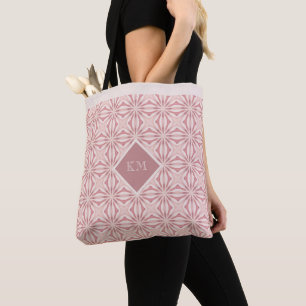 Name Blush Pink Abstrakt Bläserchic Hübsch Girl Tasche