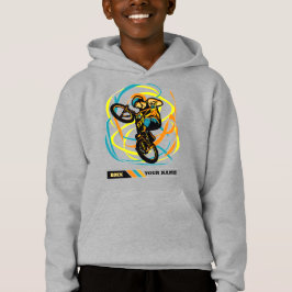 Name BMX Bike Rider Wirbel Freestyle hinzufügen    Hoodie