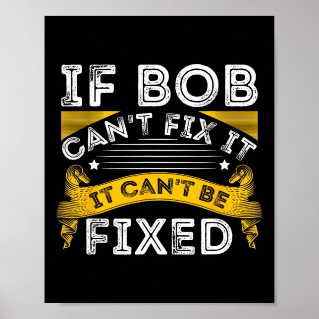 Name Bob Berufsname  Poster (Vorne)