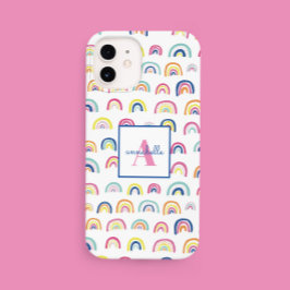 Name Boho Rainbow Case-Mate iPhone 14 Hülle