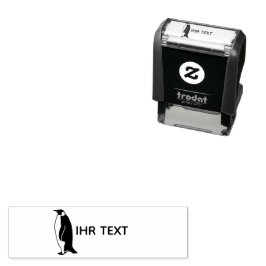 Name Briefmarke "Pinguin" Permastempel