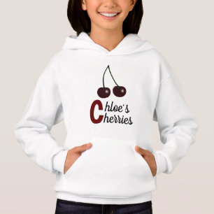 Name "C" und Frucht "Cherries" Hoodie
