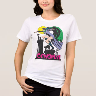 Name Catwoman & Pink Tri-Blend Shirt
