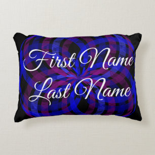 Name Change Blume Petal Geometric Accent Pillow Dekokissen