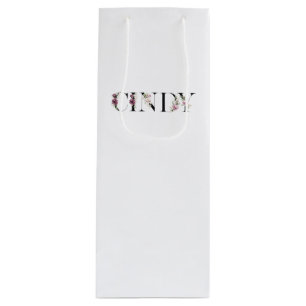 Name Cindy Geschenktüte Für Weinflaschen