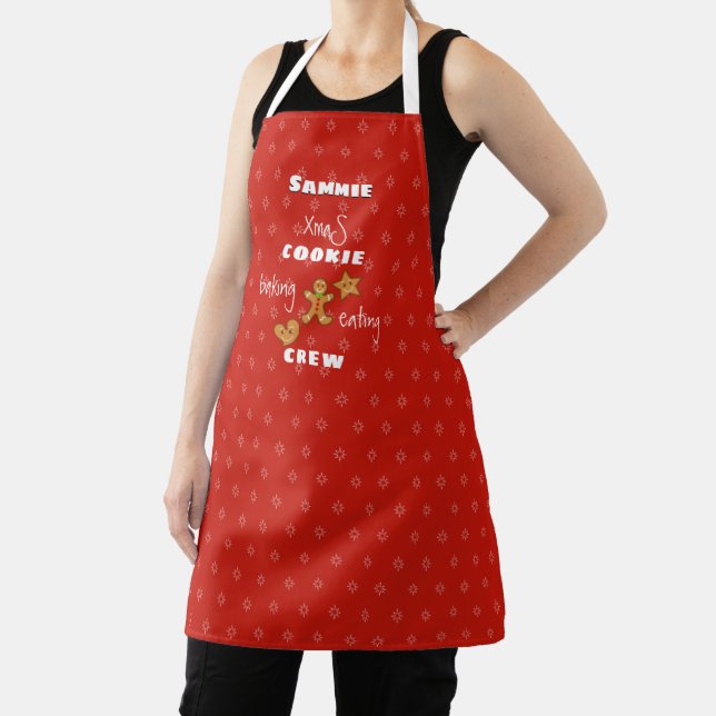 Name - Cookie Baking Eating Crew Gingerbread Pals Schürze (InSitu)