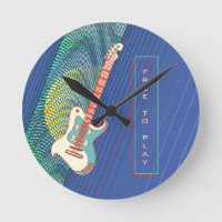 Name Cool Moderne Aquamarin & Blue Electric Gitarr