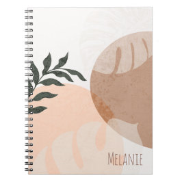 Name der abstrakten geometrischen Formen und Pflan Notizblock