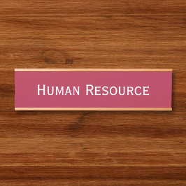 Name der Abteilung für moderne Magenta Office Türschild