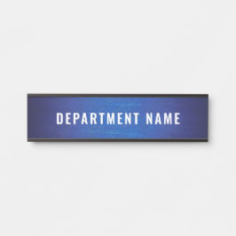 Name der Abteilung Türzeichen Zeichen Türschild