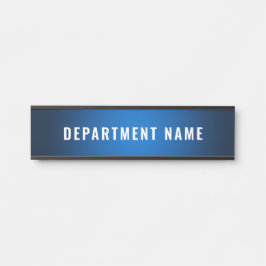 Name der Abteilung Türzeichen Zeichen Türschild