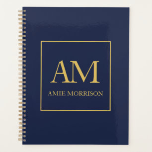 Name der Anfangsbuchstaben des Blue Gold Colors Mo Planer