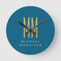 Name der Anfangsbuchstaben des Blue-Gold-Monogramm