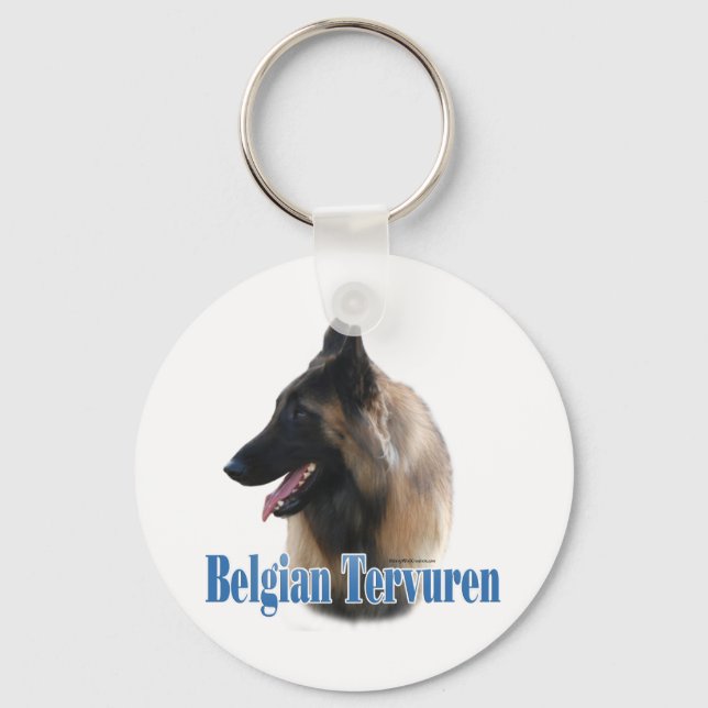 Name der belgischen Firma Tervuren Schlüsselanhänger (Vorderseite)