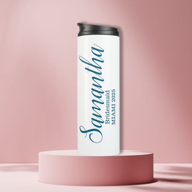 Name der benutzerdefinierten Bridesmaid Thermosbecher (Von Creator hochgeladen)