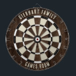 Name der benutzerdefinierten Familie Dartscheibe<br><div class="desc">Erhöhen Sie Ihre Spielabende mit unserem speziell für Ihre Familie konzipierten Holzeffektdartboard, das eine persönliche Touch auf Ihre Zuhause bringen soll. Mit diesem einzigartigen Dartboard können Sie stolz Ihren Familiennamen und Ihre Lage anzeigen, sodass es sich nicht nur um ein Spiel handelt, sondern auch um ein geschätztes Familienerbe. Ideal für...</div>