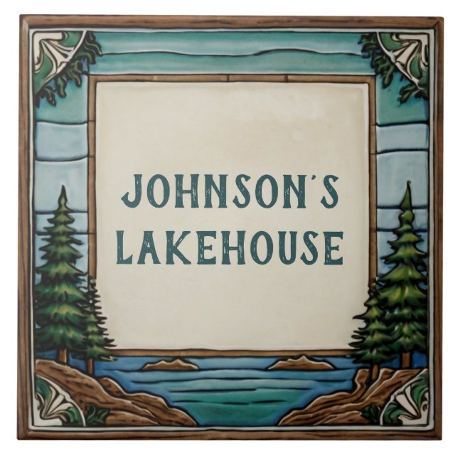 Name der benutzerdefinierten Familie Lakehouse Hou Fliese (Vorderseite)