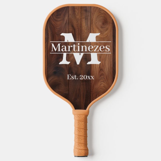 Name der benutzerdefinierten Familie Pickleball Schläger (Vorderseite)