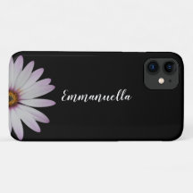 Name der Blume "Schwarz/Weiß" iPhone 11 Fall
