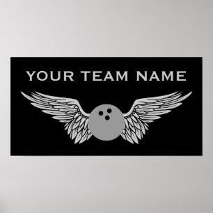 Name der Bowling-Mannschaft Poster