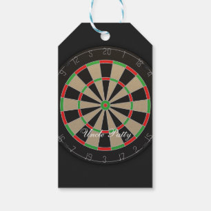 Name der Dartboard-Monogramm Geschenkanhänger
