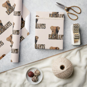 Name der Elefanten aus Elefanten, Geschenkpapier