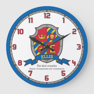 Name der Ellis bedeutet heraltrockenes Schild E L Große Wanduhr
