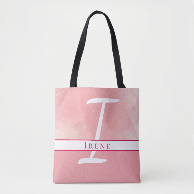 Name der Farbe Rosa Monogramm Tasche (Vorderseite)