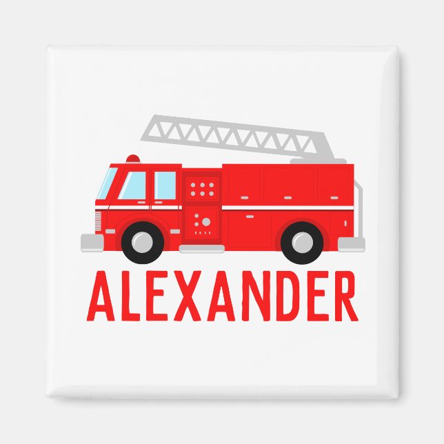Name der Feuerwehrfahrzeuge Magnet (Vorne)