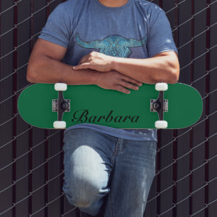 Name der Flasche Grün Klassische Trendy Skateboard