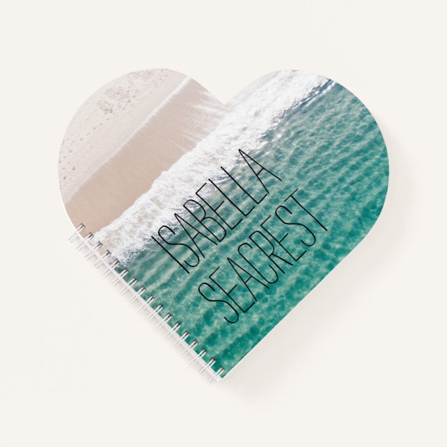 Name der friedlichen Strandwache Notizbuch (Vorderseite)