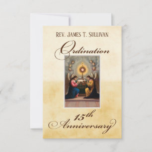 Name der Gebetskarte 15. Ordination Jahrestag Alta Dankeskarte