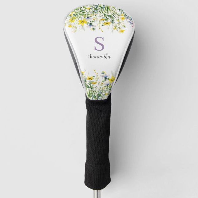 Name der gelben Floral Golf Headcover (Vorderseite)