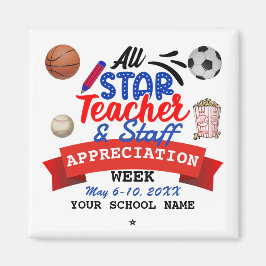 Name der gesamten Star Teacher Wertung Woche Magnet