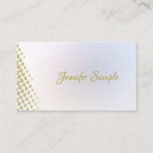 Name der Gold Handschrift Moderne Vorlage Elegant Visitenkarte
