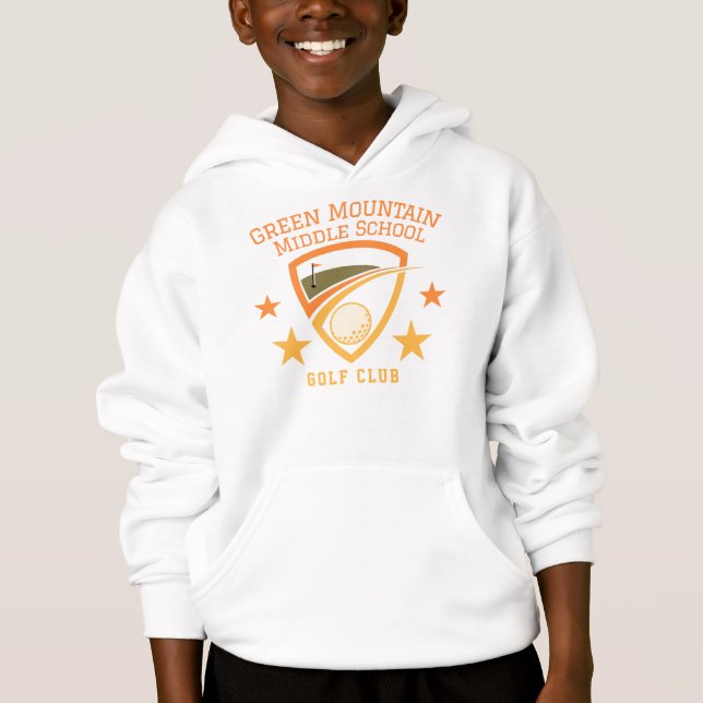 Name der Golf School Club League Hoodie (Vorderseite)