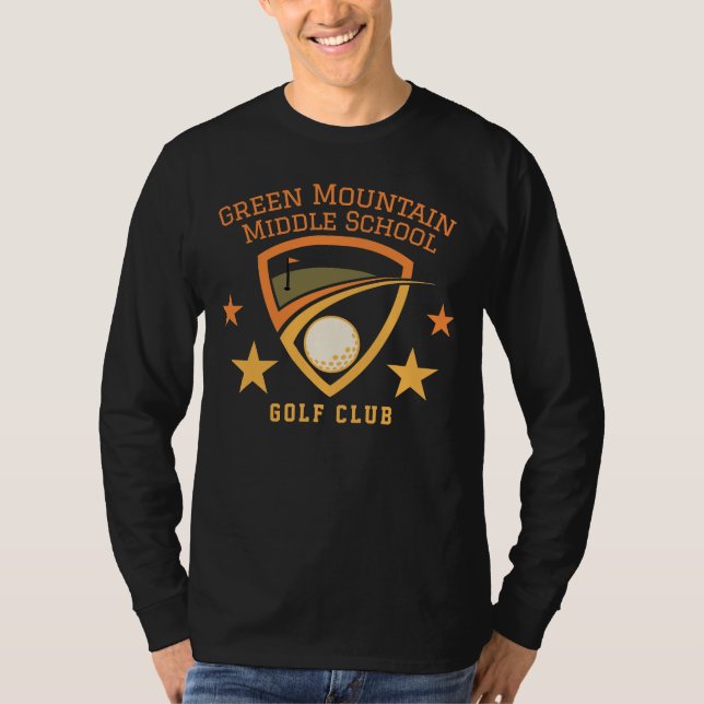 Name der Golf School Club League T-Shirt (Vorderseite)