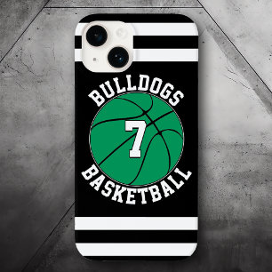 Name der grünen Basketball-Team-Nummer Case-Mate iPhone 14 Hülle