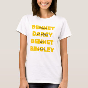 Name der Hauptcharaktere vom Stolz und vom T-Shirt