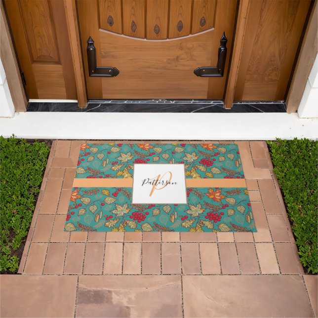 Name der Herbstblätterfamilie Doormat Fußmatte (Außenbereich)