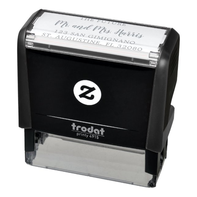 Name der Hochzeitsstiftung für dicker Handschrift Permastempel (Produkt)