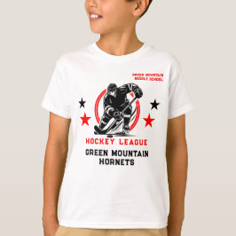 Name der Hockey School Club League T-Shirt