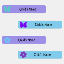 Name der Kinder für schulische/wasserdichte Etiketten